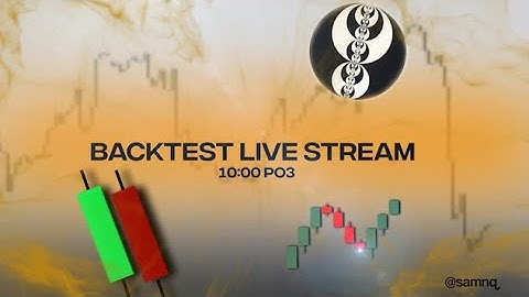 Backtesting Livestream 10:00 PO3 || + Live Executions