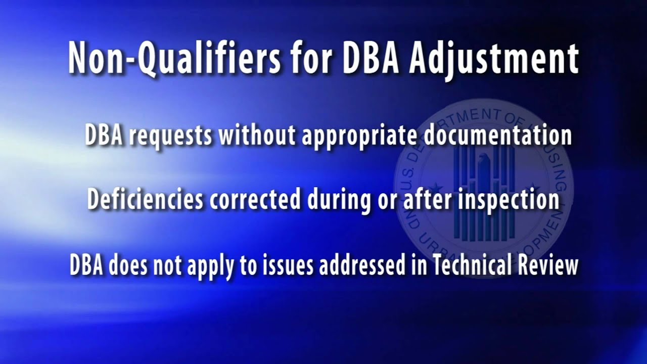 REAC Requesting a Database Adjustment HUD YouTube