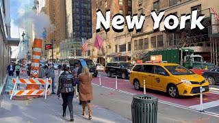 Walking New York City 4k - Park Avenue And Lexington Ave NYC