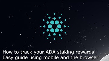 How to track your Cardano staking rewards each epoch! | Mobile & Browser