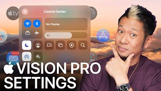 Apple Vision Pro - Settings & Control Center visionOS Walkthrough screenshot 4