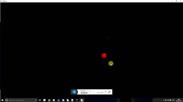 2body sim using VPython (Eulerian method)