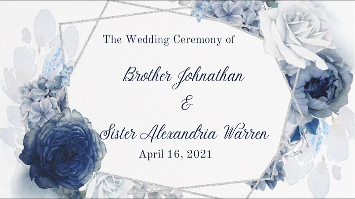 Wedding Ceremony of Jonathan & Alexandria Warren  ...