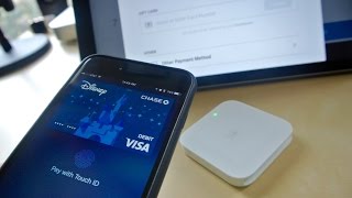 Square's new contactless reader lets small businesses and mobile
vendors accept apple pay. we take a quick look because paying with the
iphone watc...