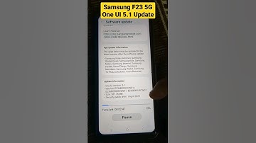 Samsung Galaxy F23 5G One UI 5.1 & Android 13 Software Update #shorts
