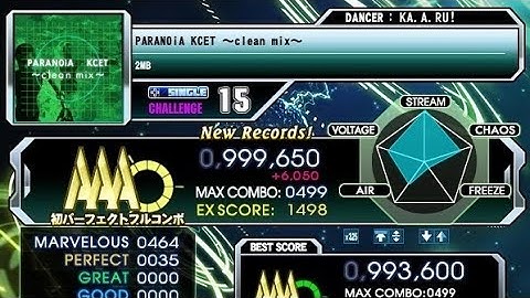 PARANOiA KCET ~clean mix~ (CSP-15) 35p PFC - 999,650
