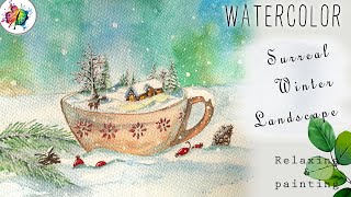 Surreal Winter Landscape
