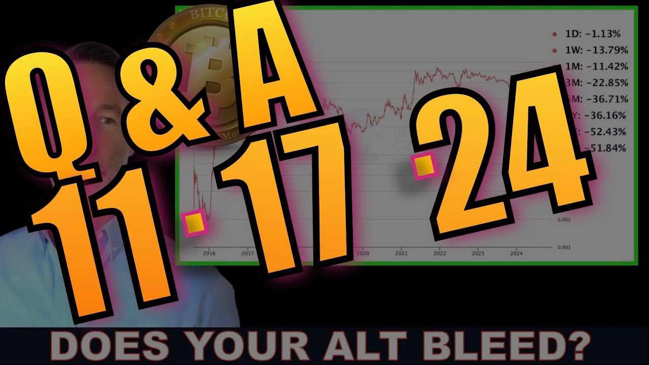 Q&A - BITCOIN V. ALTCOIN BLEEDS. BTC & VOTING. DOGE TO GO HIGHER.