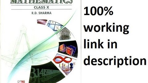 How to download RD Sharma Mathematics Class 10 for free!! | 100% working | link in the description