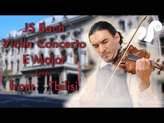 Sergey Malov plays Bach Violin Concerto E Major Georgian Sinfonietta