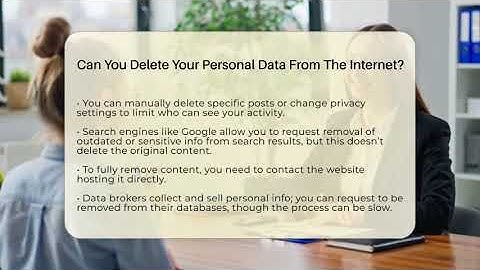Can You Delete Your Personal Data From The Internet? - Everyday-Networking