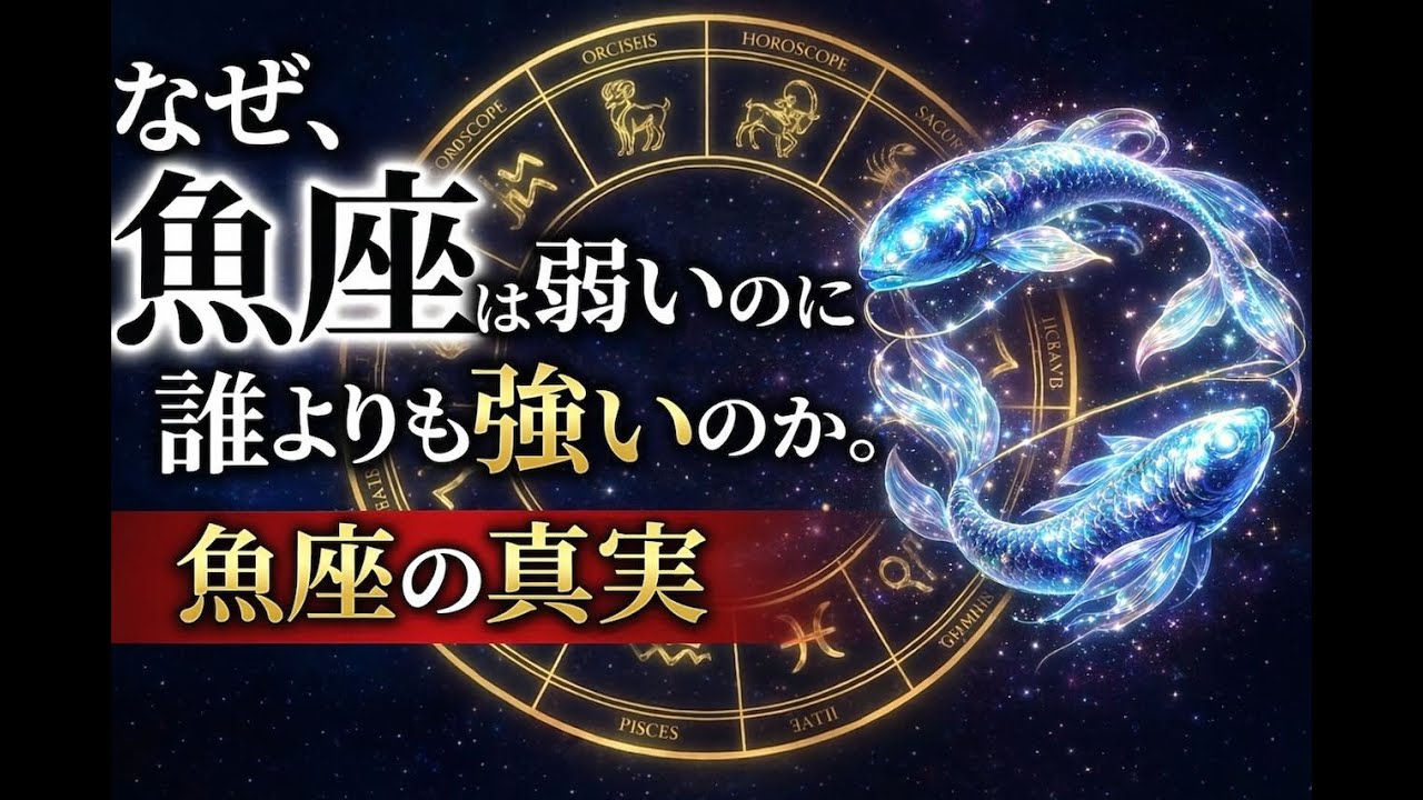 【魚座の真実】繊細すぎる心が隠している『5つの驚くべき本音』