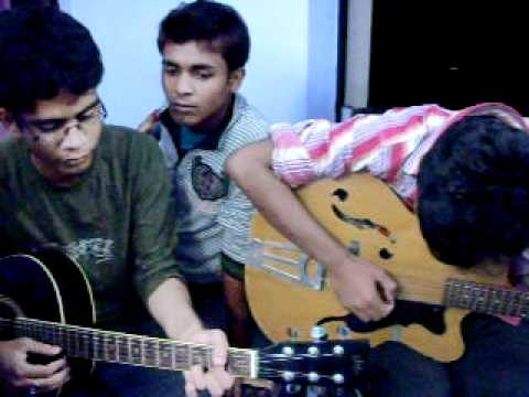 Jana gana mana.. by Abhijit Mitra..on guitar.