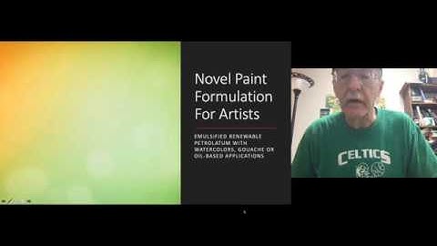 A Novel Paint Formulation For Artists