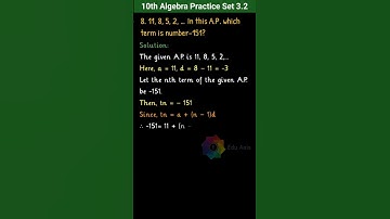 Class 10 Algebra Practice Set 3.2 Question 8 | Maharashtra Board