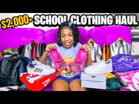$2000+ HUGE CLOTHING HAUL | You Won’t Believe What I Got 🔥| Angel Joi #clothinghaul #backtoschool