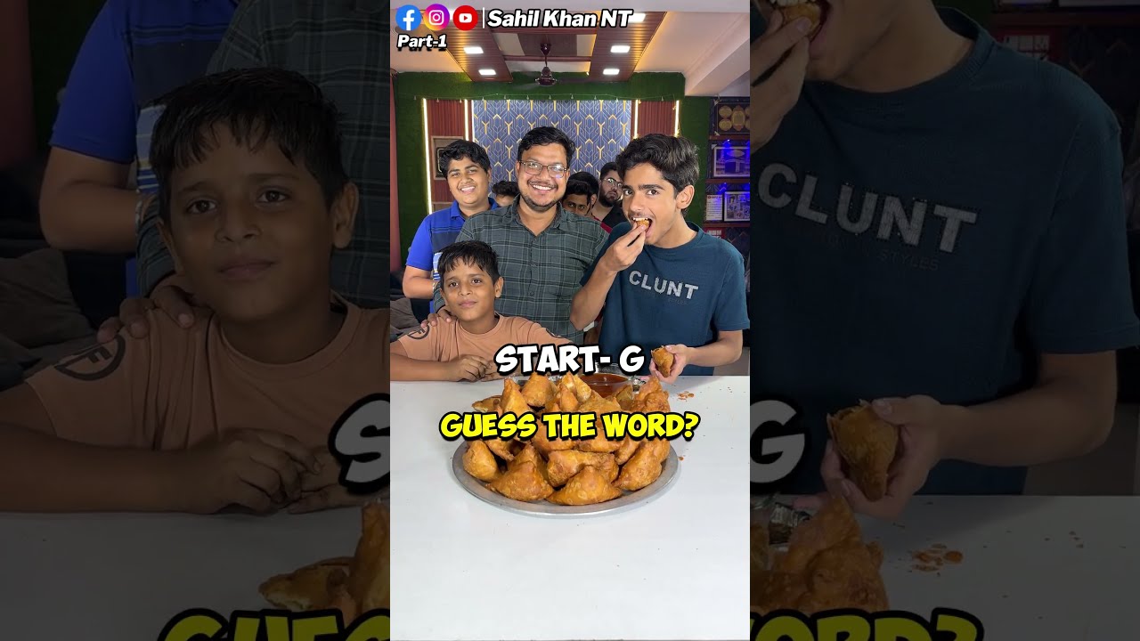 Tried Guess The Word By Starting End Letter Eat Unlimited Pizza Samosa P 2 GuessTheWord