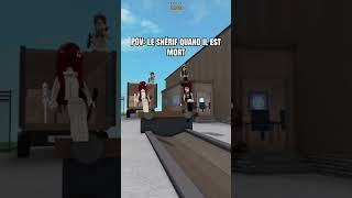 Pov: quand le shérif et mort 💀 #mm2 #murdermystery2 #roblox #robloxshorts #robloxtrend