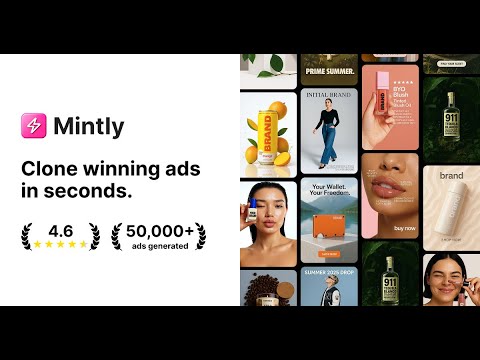 How I Make High-Converting Ads in 60 Seconds - Mintly Demo - YouTube
