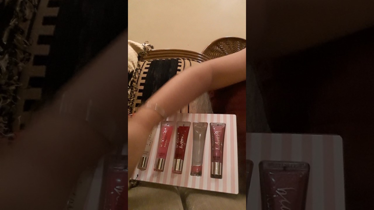 Victoria secret lip gloss review - YouTube