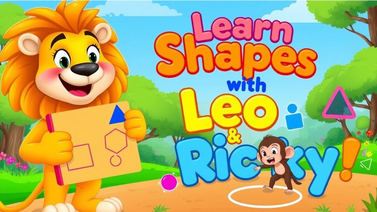 Leo and Ricky’s Shape Adventure | Fun Learning for Kids | Shapes for ...
