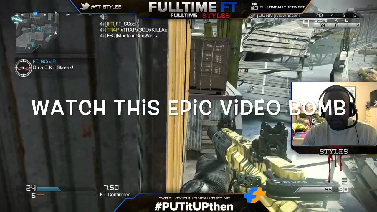 Call Of Duty Ghosts Hashtag WELLPUTITUPTHEN Honey Badger Setup Multiplayer YouTube