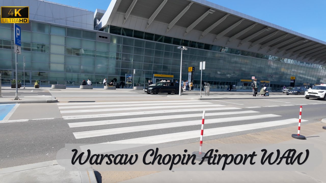 [4K] Warsaw Chopin Airport - Full Walking Tour (Departure)