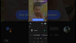Flash turn on by using voice command on GOOGLE ASSISTANT 😲 #Lumos #Android_Tricks #Mobile #Android screenshot 5