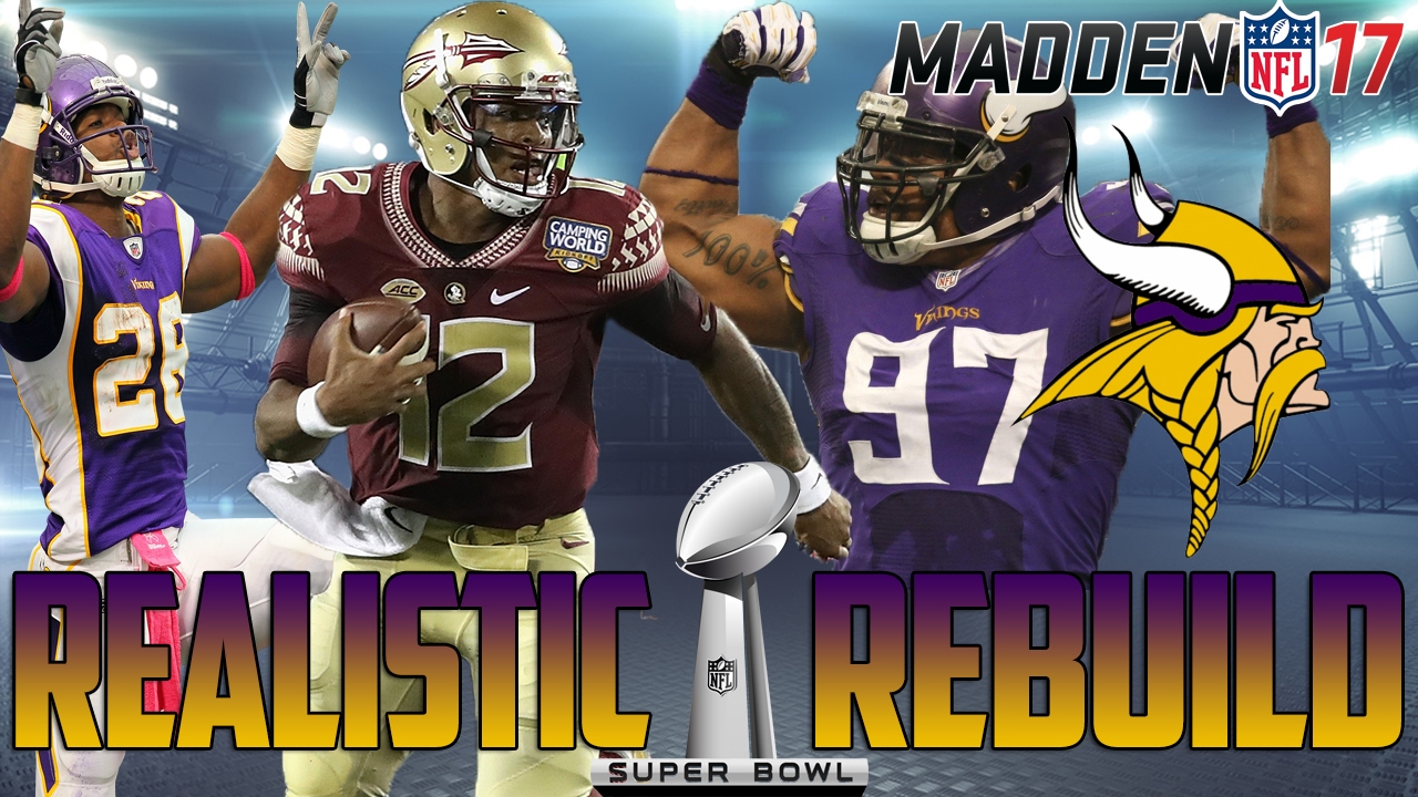 Madden 17 Franchise Mode | Realistic Rebuild: Minnesota Vikings | Deondre Francois is Phenomenal!