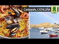 The local Spanish Seafood Paella from Cadaqués, Cataluña.