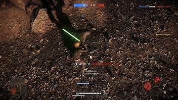 Chris Plays Star Wars Battlefront 2 - Crait - HvV - Luke OWNS Darth Vader Part 2