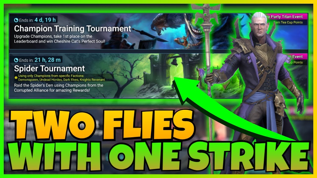 F2P 2025: GET POINTS FOR BOTH TOURNAMENTS!! EASY TEA CUP POINTS!! | Raid: Shadow Legends