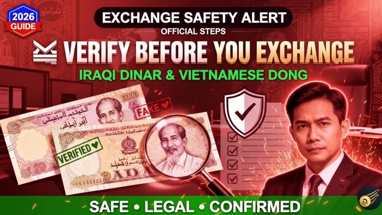 2026 Exchange Guide 🔒 Safely Verify Iraqi Dinar & Vietnamese Dong 💥 IQD Update