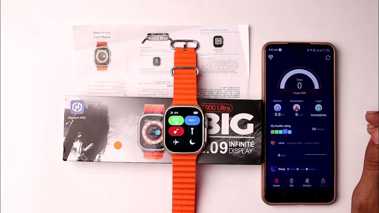 How To Connect T900 Ultra Smart Watch With Iphone