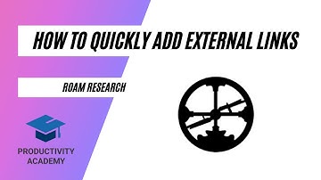 How to quickly add external links in Roam Research
