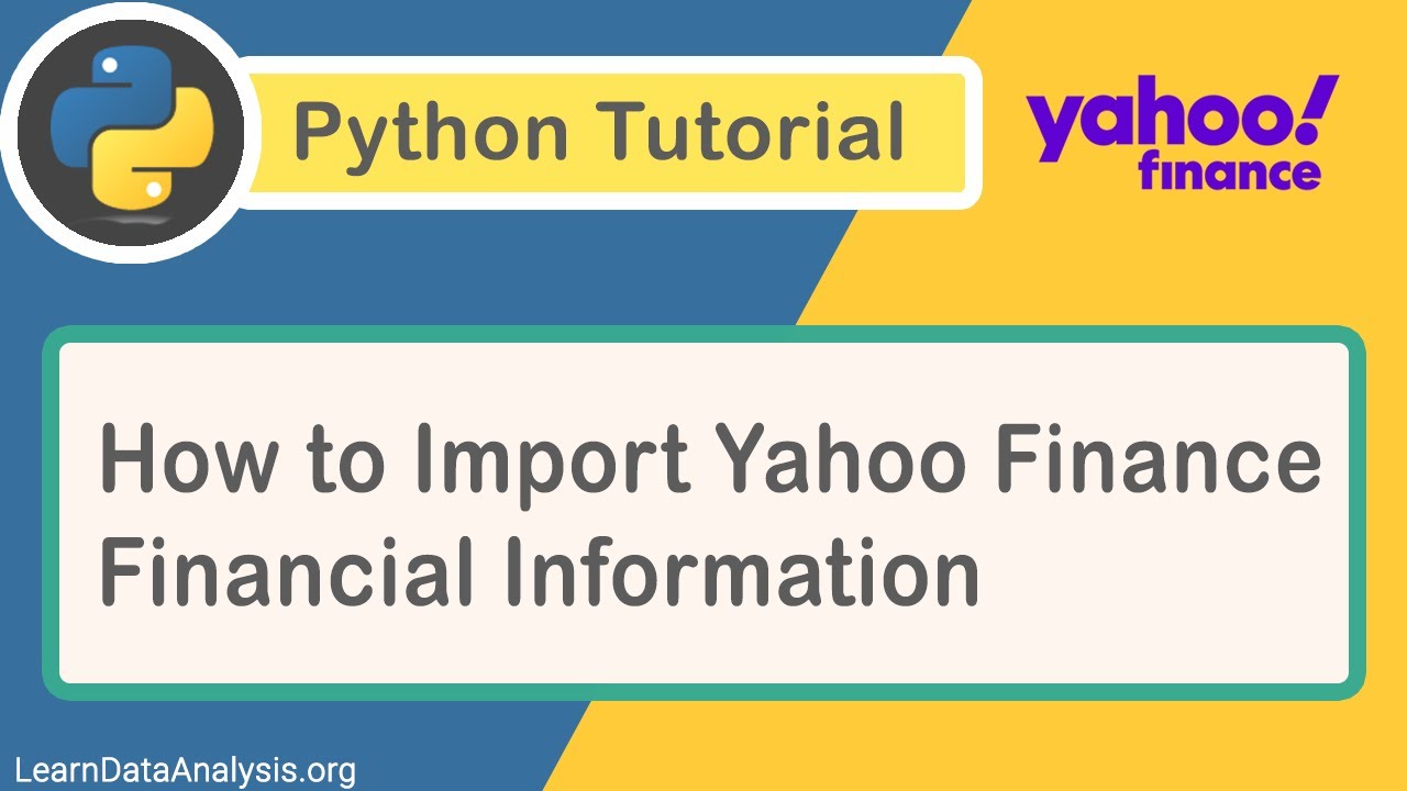 📈 Yahoo! Finance with Python and Pandas