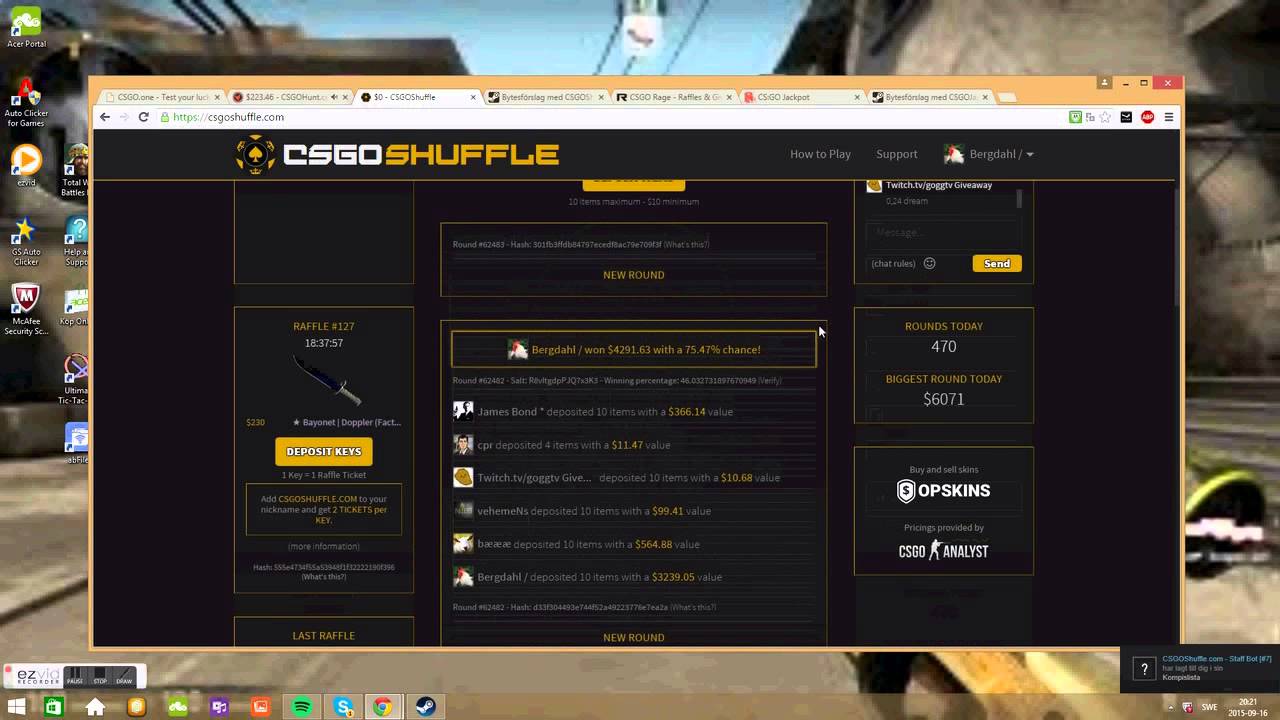 cs go shuffle RIP SKINS YouTube