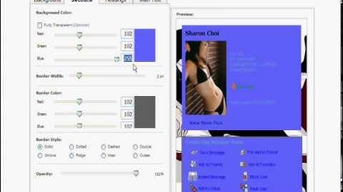 How to make custom myspace layouts
