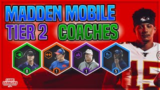 MADDEN MOBILE TIER 2 COACHES REVIEW - HARBAUGH, MCDERMOTT, PEDERSON, LYNN