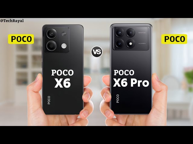 Poco X6 5g vs Poco X6 Pro, Price