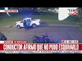 Video muestra cómo patrullero embiste de lleno a un peatón