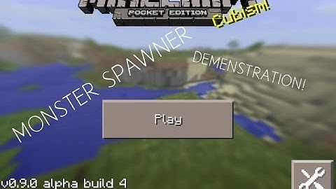 [0.9.0] Minecraft PE- MONSTER SPAWNER Demenstration!