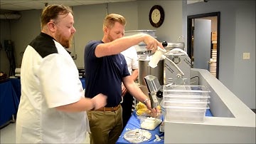 Univex UFP13 Food processor demo