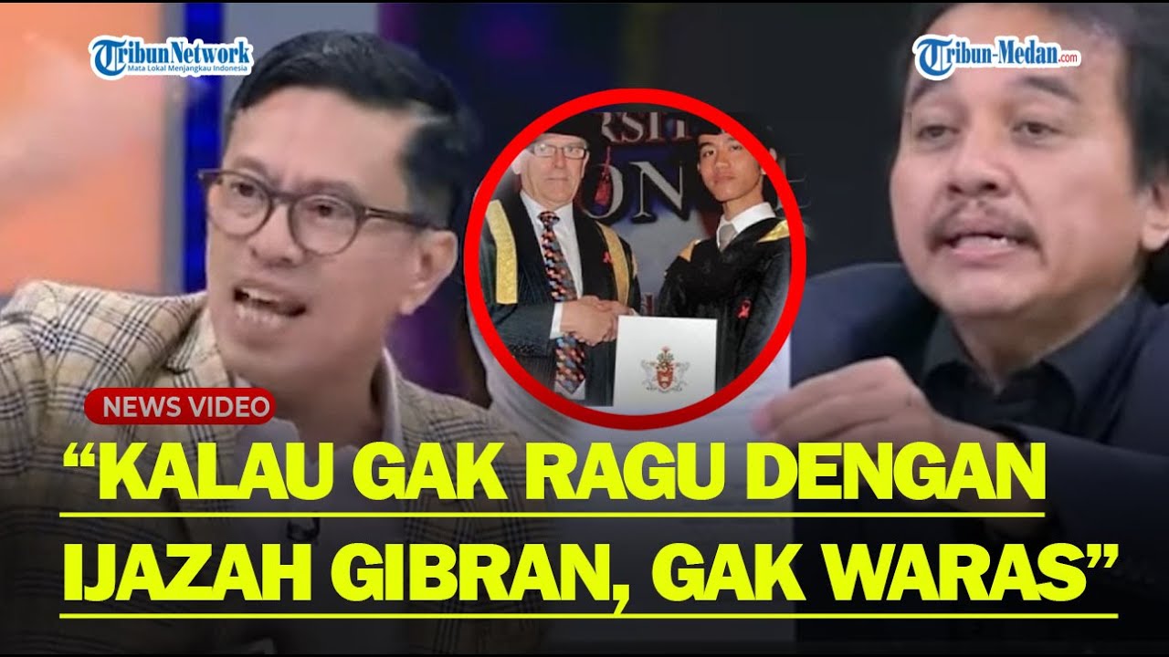 DEBAT PANAS Ijazah Gibran❗ Roy Suryo VS Andi : Kalau Enggak Ragu, Berarti Enggak Waras