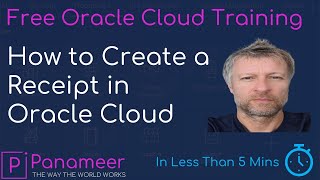 Oracle Cloud Tutorial Ep 0061 | How to Create a Receipt in Oracle ERP Cloud
