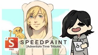 [iPad 3 SPEEDPAINT] Adventure Time | Finn and Jake (autodesk sketchbook pro)