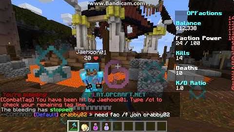 Jaehoon01 Hacking on OPCraft  1v1