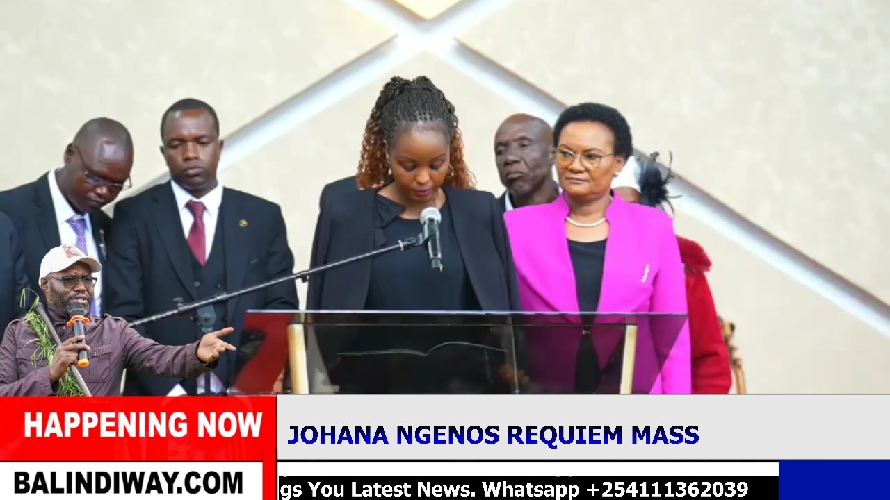 Послушайте трогательную речь жены Йоханы Нгено, посвященную ее покойному мужу Йохане Нгено, во вр...