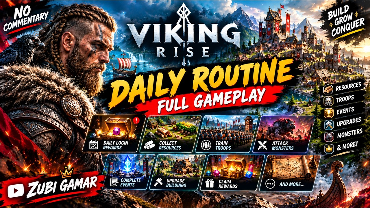 Viking Rise Image Viking Rise Full Daily Routine 🔥 | Everything I Do Every Day! - YouTube