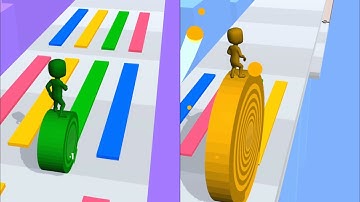 LAYERS ROLL 💨🏃🏁 Walkthrough Android, iOS Gameplay All Levels (Lvl 48-52)